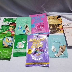 Hair Mask + pedicure Tool + Food Mask + Lip Kit + Eye mask + Hand Mask all New